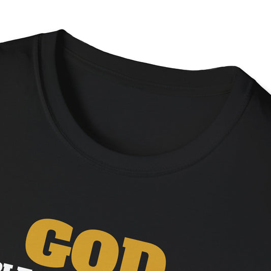 God, Patience, Strength, Bail Money T-Shirt — Funny Religious Faith Statement Tee