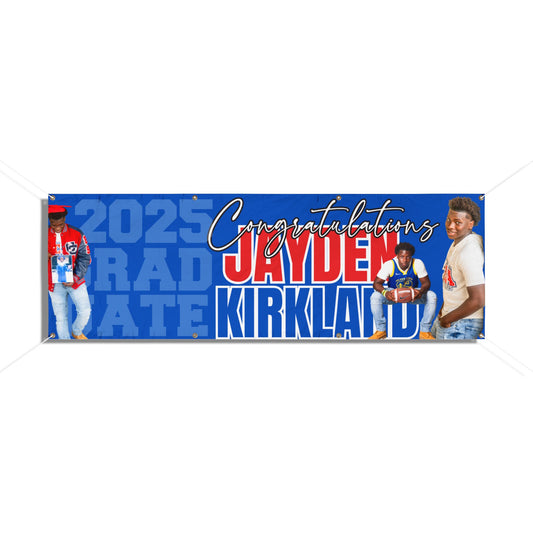 Personalized Graduation Vinyl Banner - Celebrate Your Grad’s Big Day!