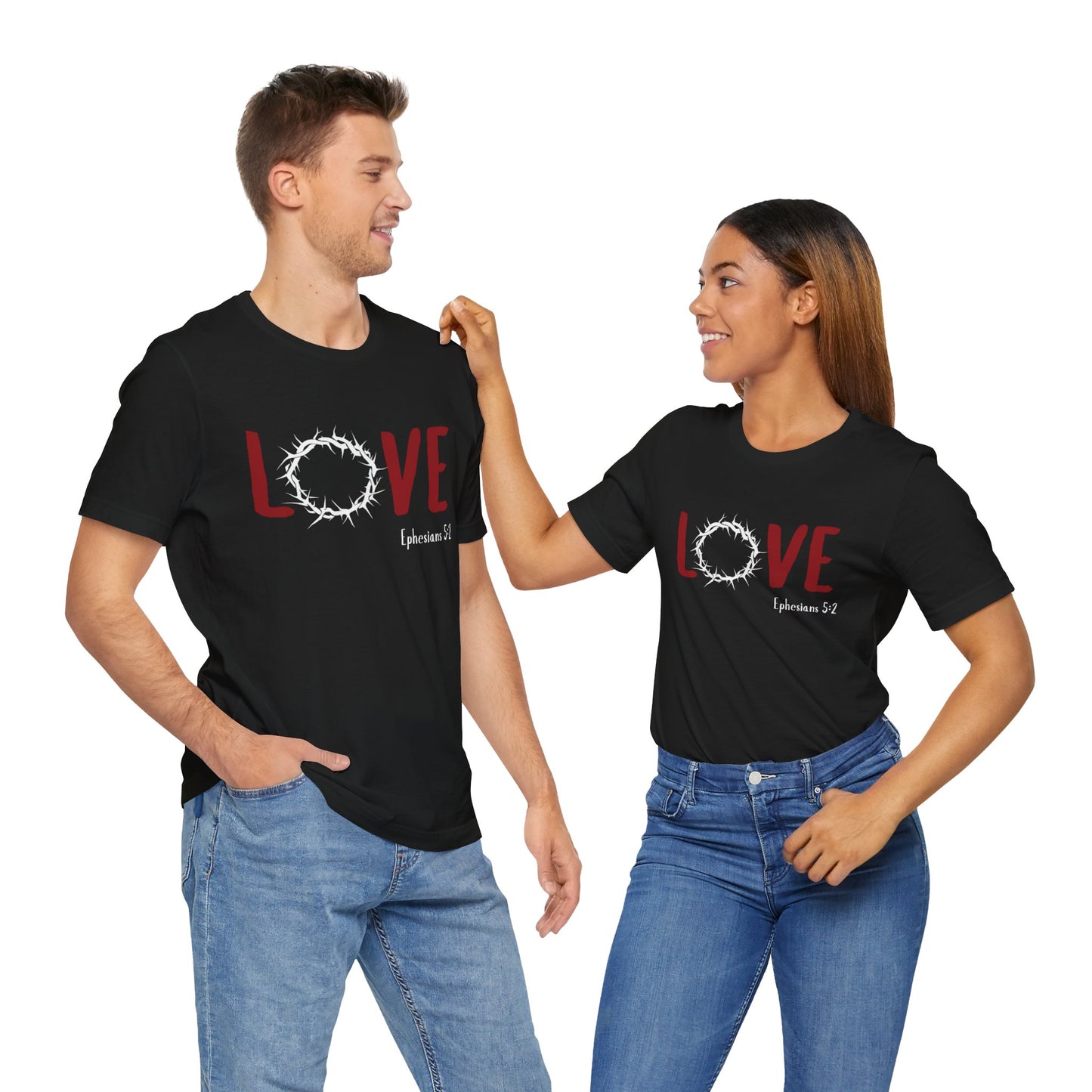 Love Crown Unisex Tee - Scripture Ephesians 5:2