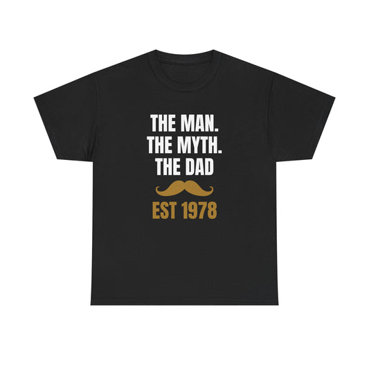 Dad Established Date Unisex Tee