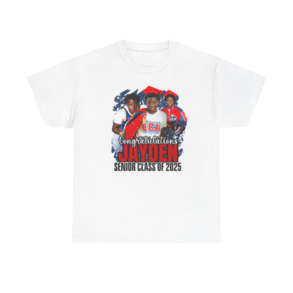 Personalized Graduation Tee for Class of 2025 - Unisex Heavy Cotton Shirt