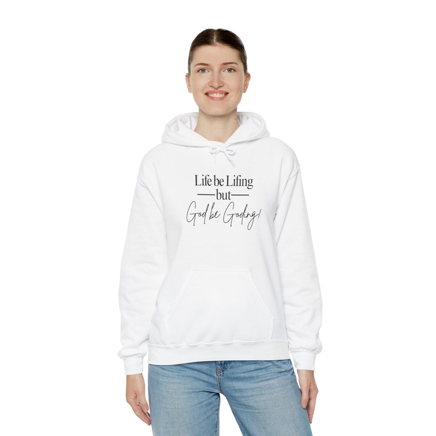 God Be Goding Sweatshirt(Black Writing)