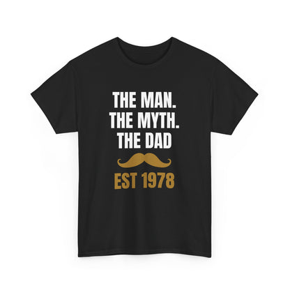 Dad Established Date Unisex Tee