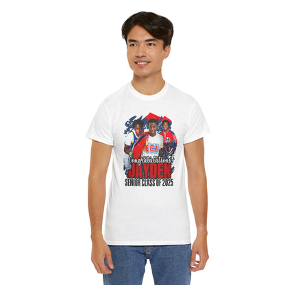 Personalized Graduation Tee for Class of 2025 - Unisex Heavy Cotton Shirt