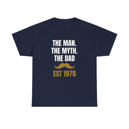 Dad Established Date Unisex Tee