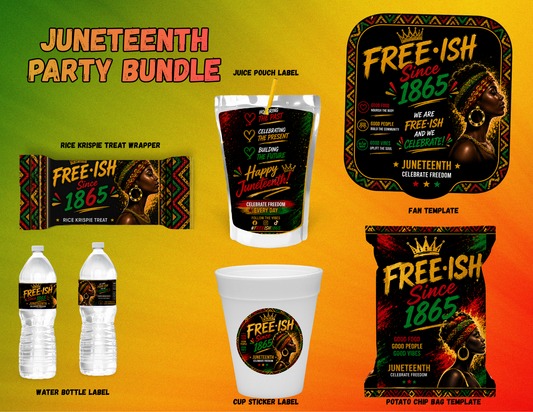 Free-ish Juneteenth Party Template Bundle