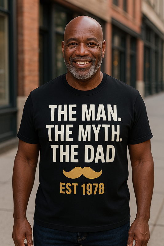 Dad Established Date Unisex Tee