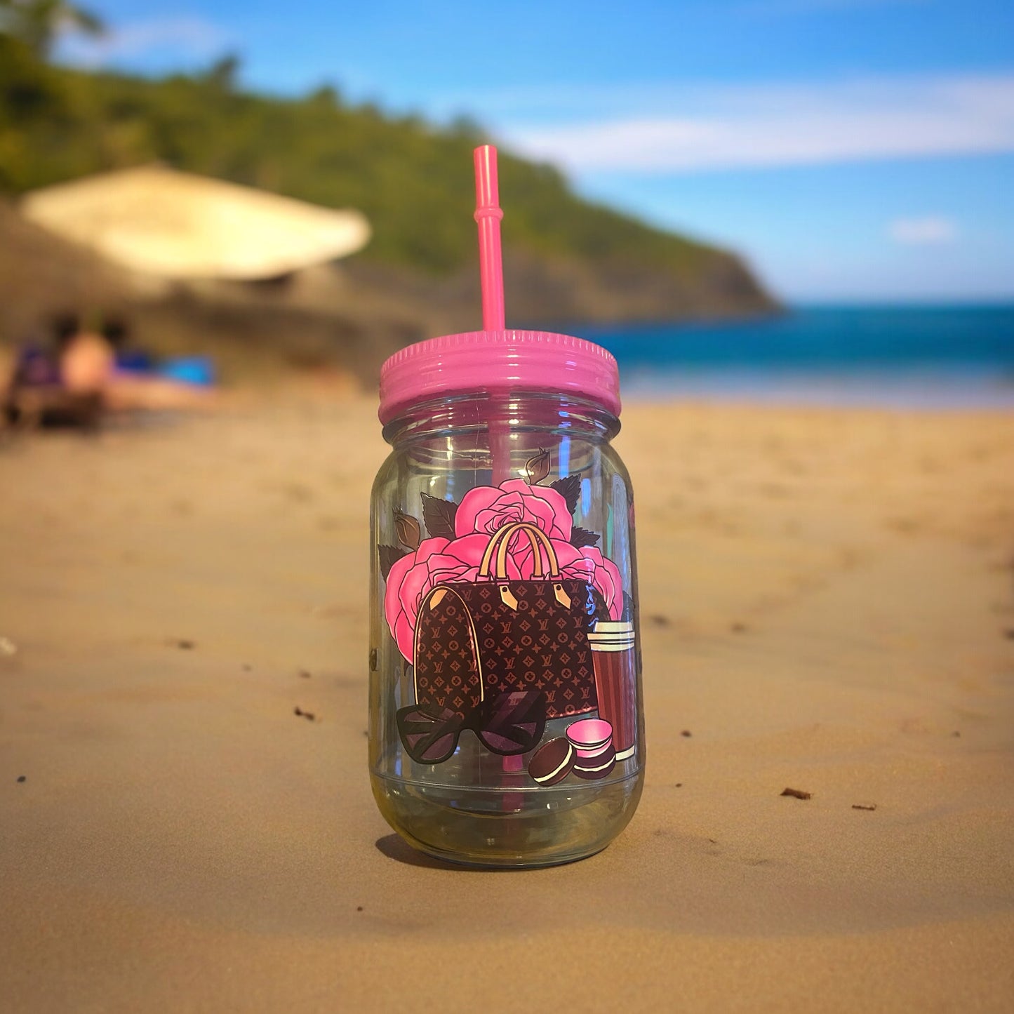 Fashion Mason Jar Cup