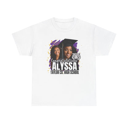 Graduation Unisex Tee with Two Graduate Pictures