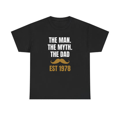 Dad Established Date Unisex Tee