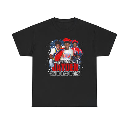 Personalized Graduation Tee for Class of 2025 - Unisex Heavy Cotton Shirt