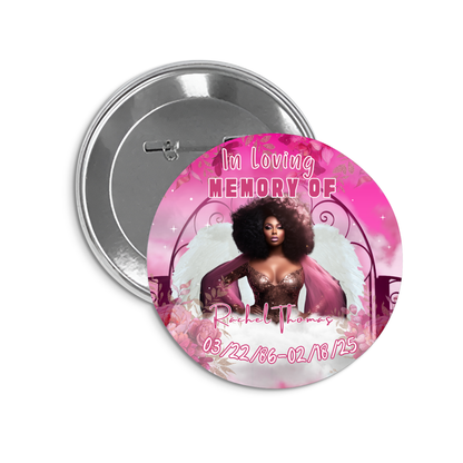 Personalized Memorial Button
