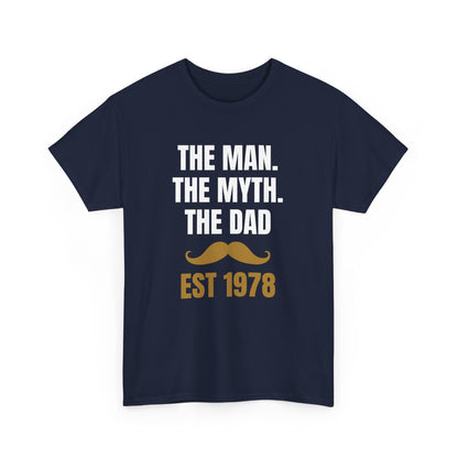 Dad Established Date Unisex Tee