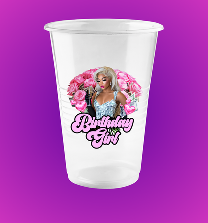 Personalized Clear Disposable Cups(Set of 10)