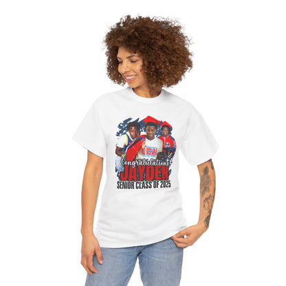 Personalized Graduation Tee for Class of 2025 - Unisex Heavy Cotton Shirt