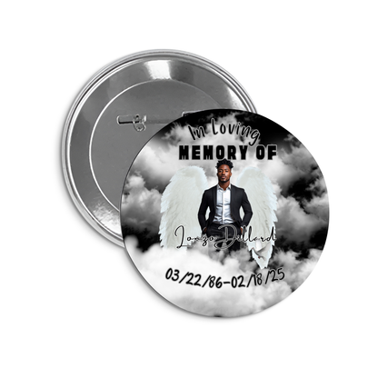Personalized Memorial Button