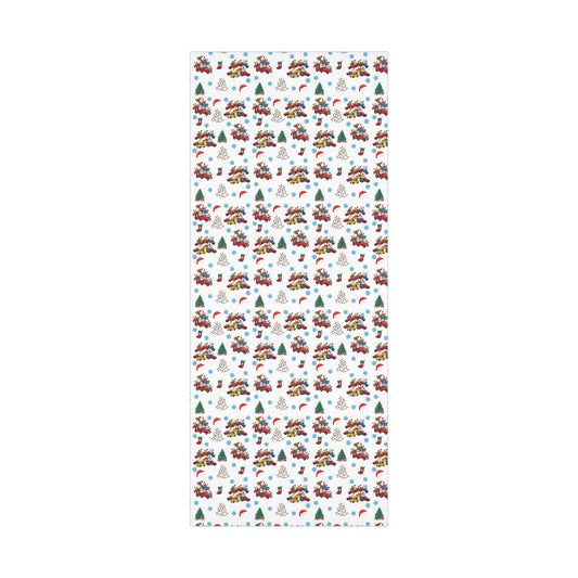 Christmas Dinosaur Gift Wrap Papers