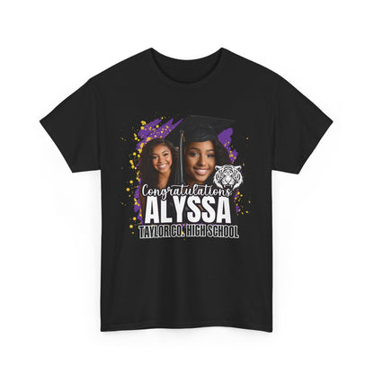 Graduation Unisex Tee with Two Graduate Pictures
