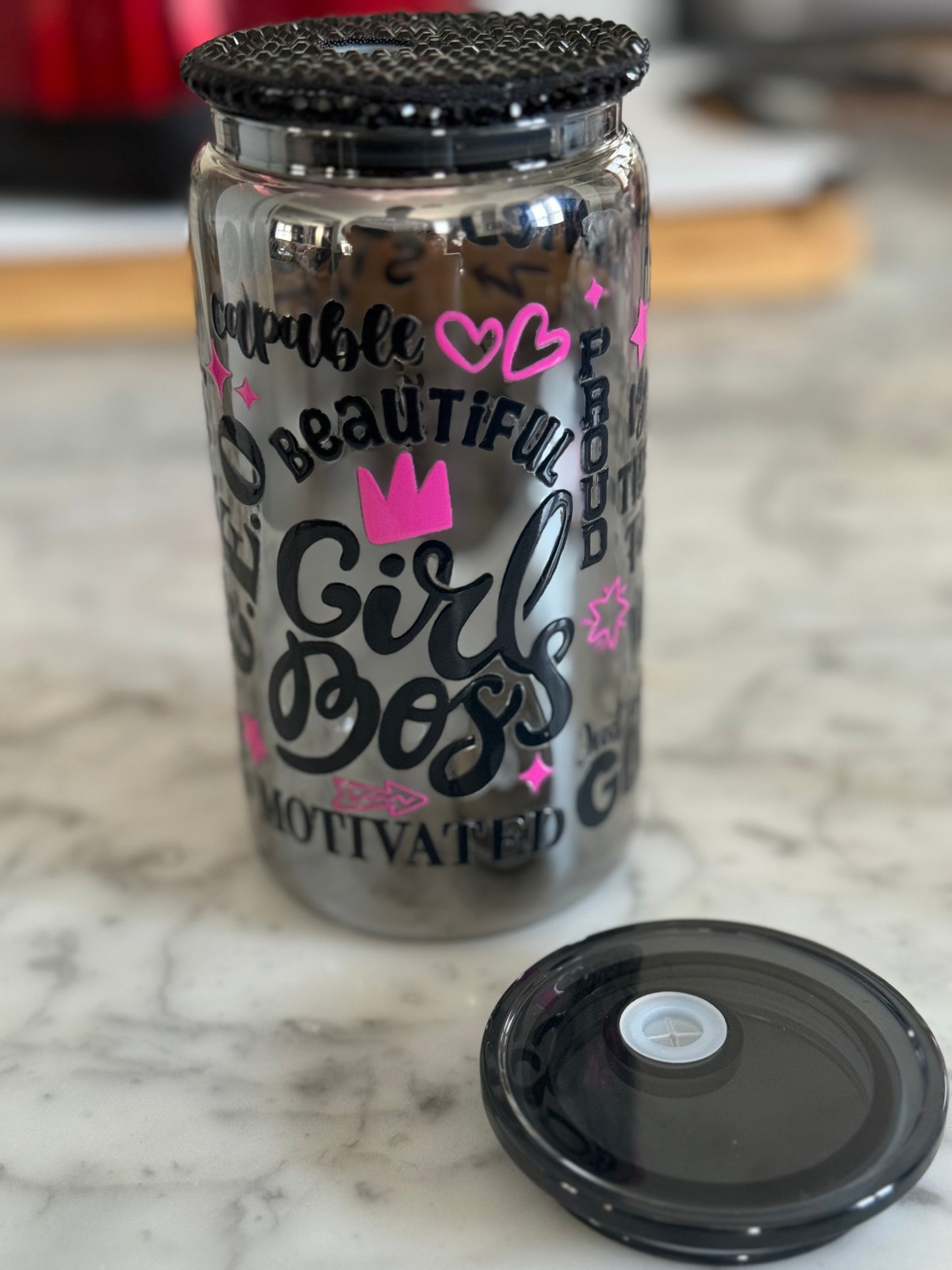 Girl Boss Libbey Glass