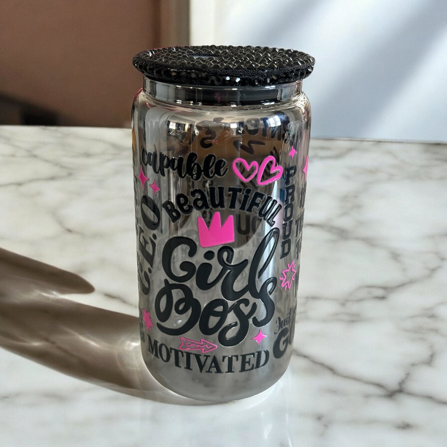 Girl Boss Libbey Glass