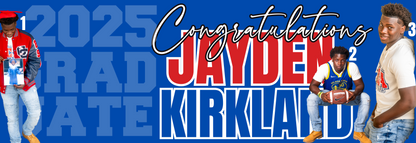 Personalized Graduation Vinyl Banner - Celebrate Your Grad’s Big Day!
