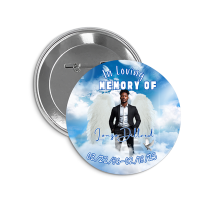 Personalized Memorial Button